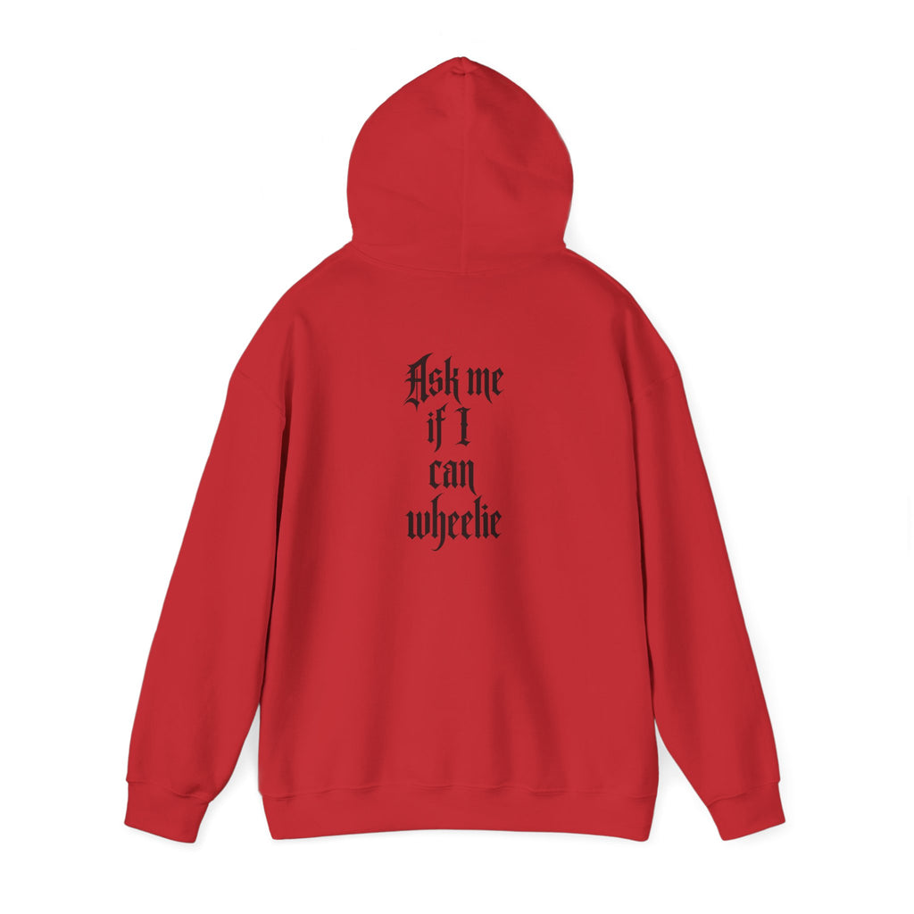 Reckless Red Wheelie Hoodie