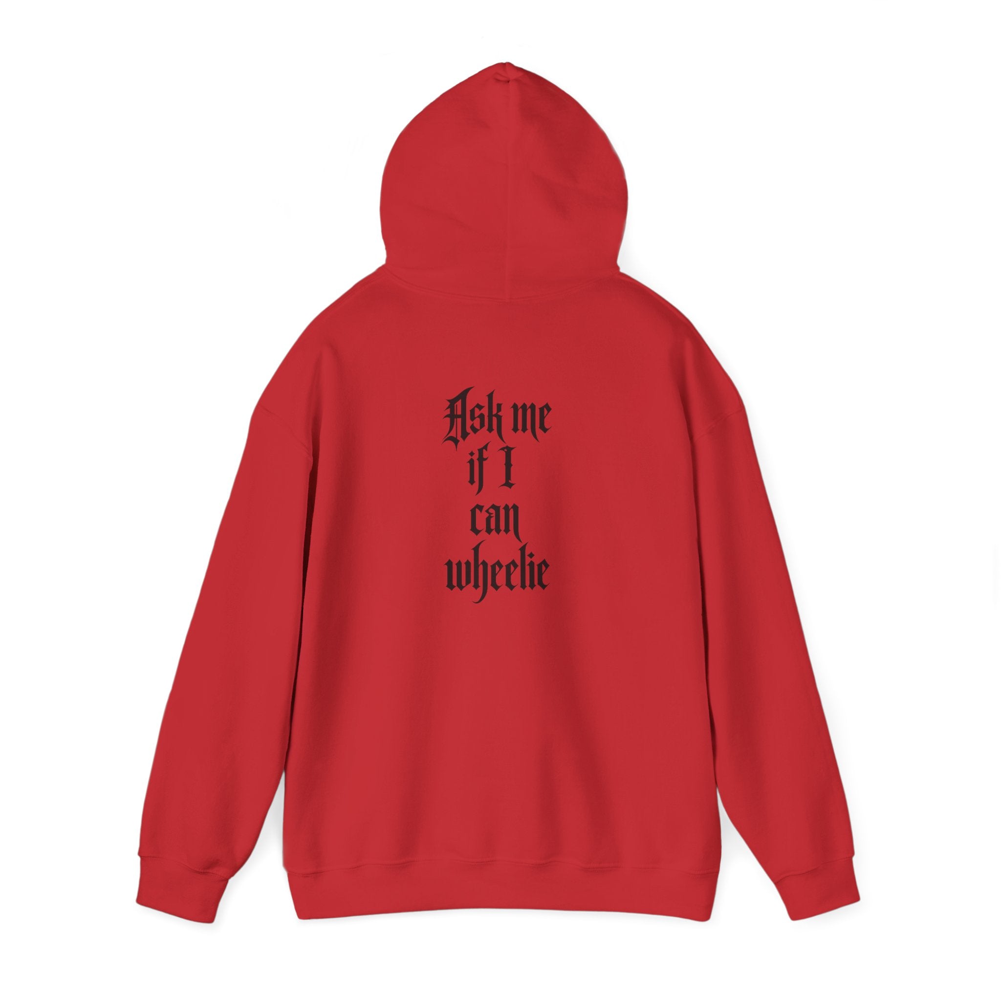Reckless Red Wheelie Hoodie