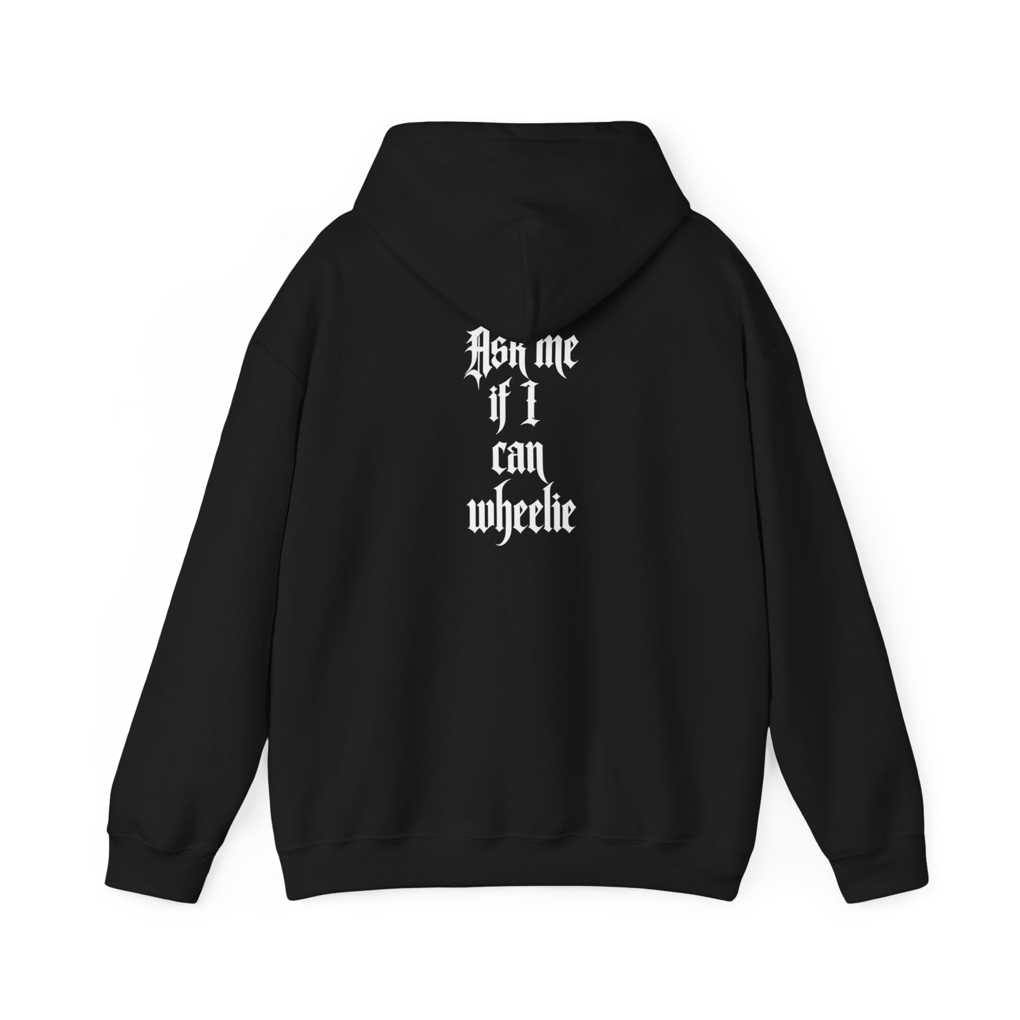 Reckless Black Wheelie Hoodie