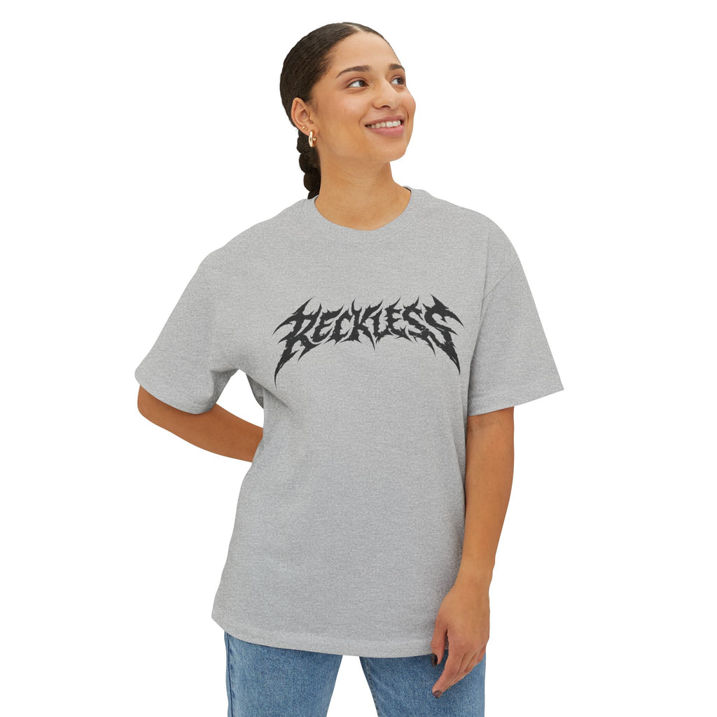 Oversized Grey Reckless T-shirt