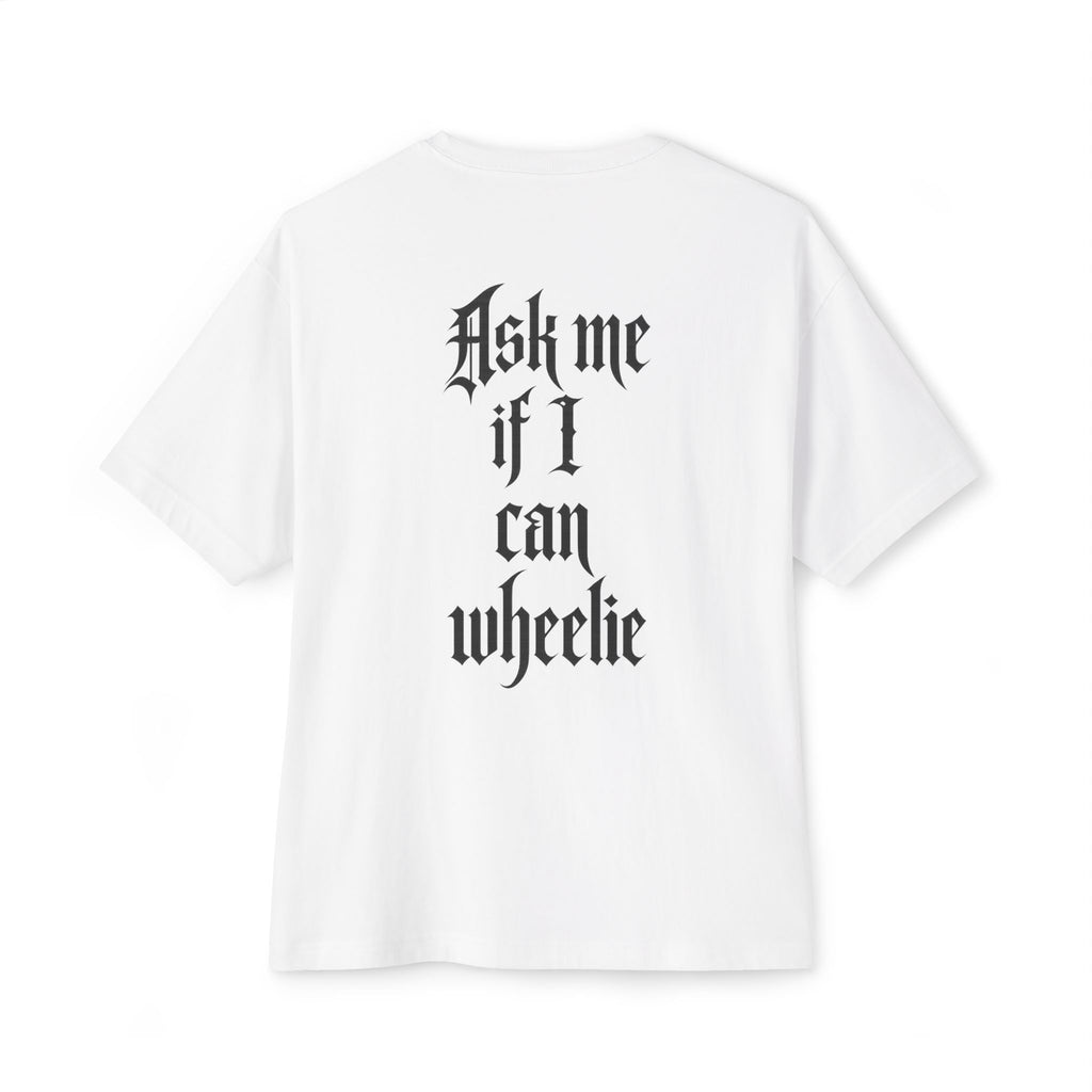 Oversized White Reckless T-shirt