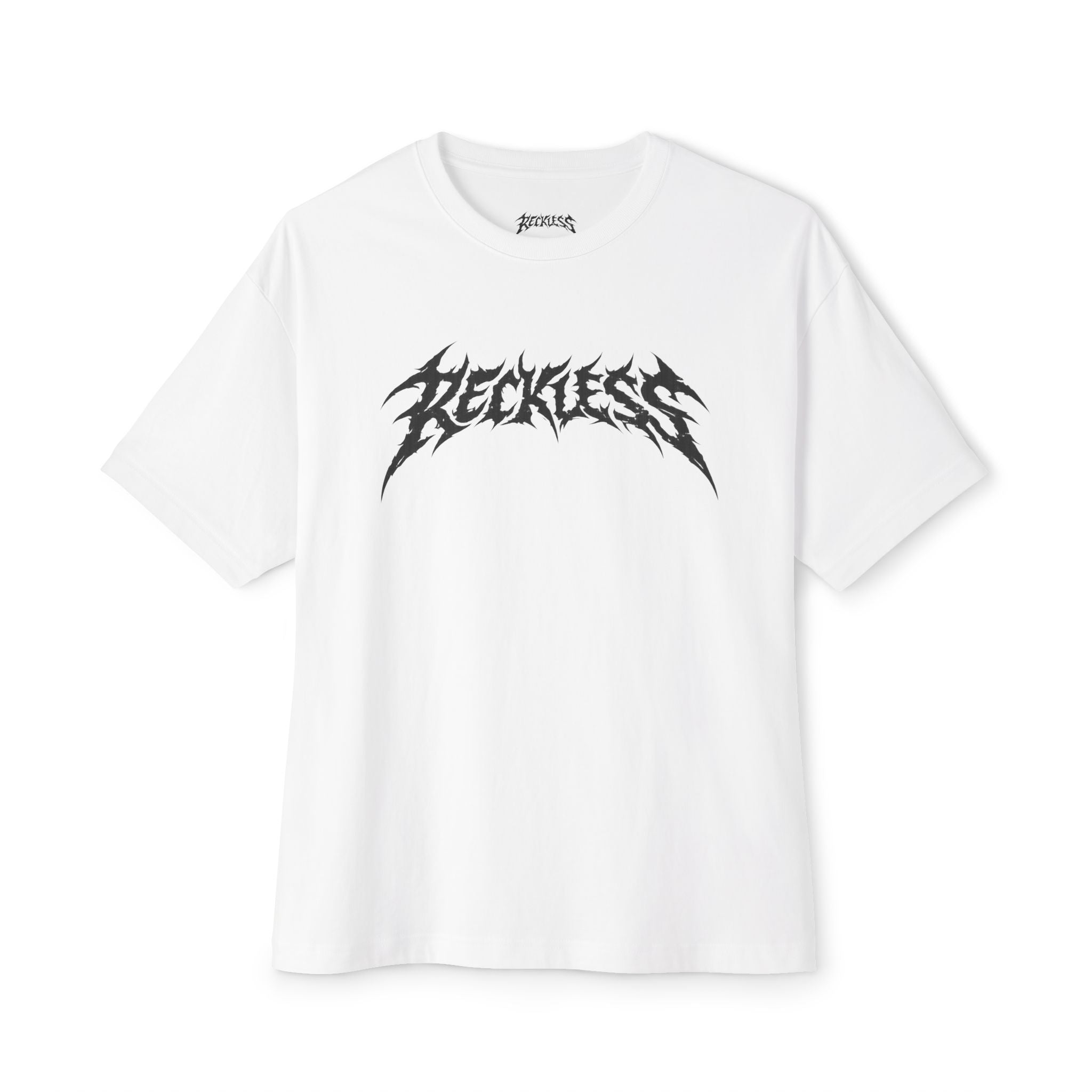 Oversized White Reckless T-shirt