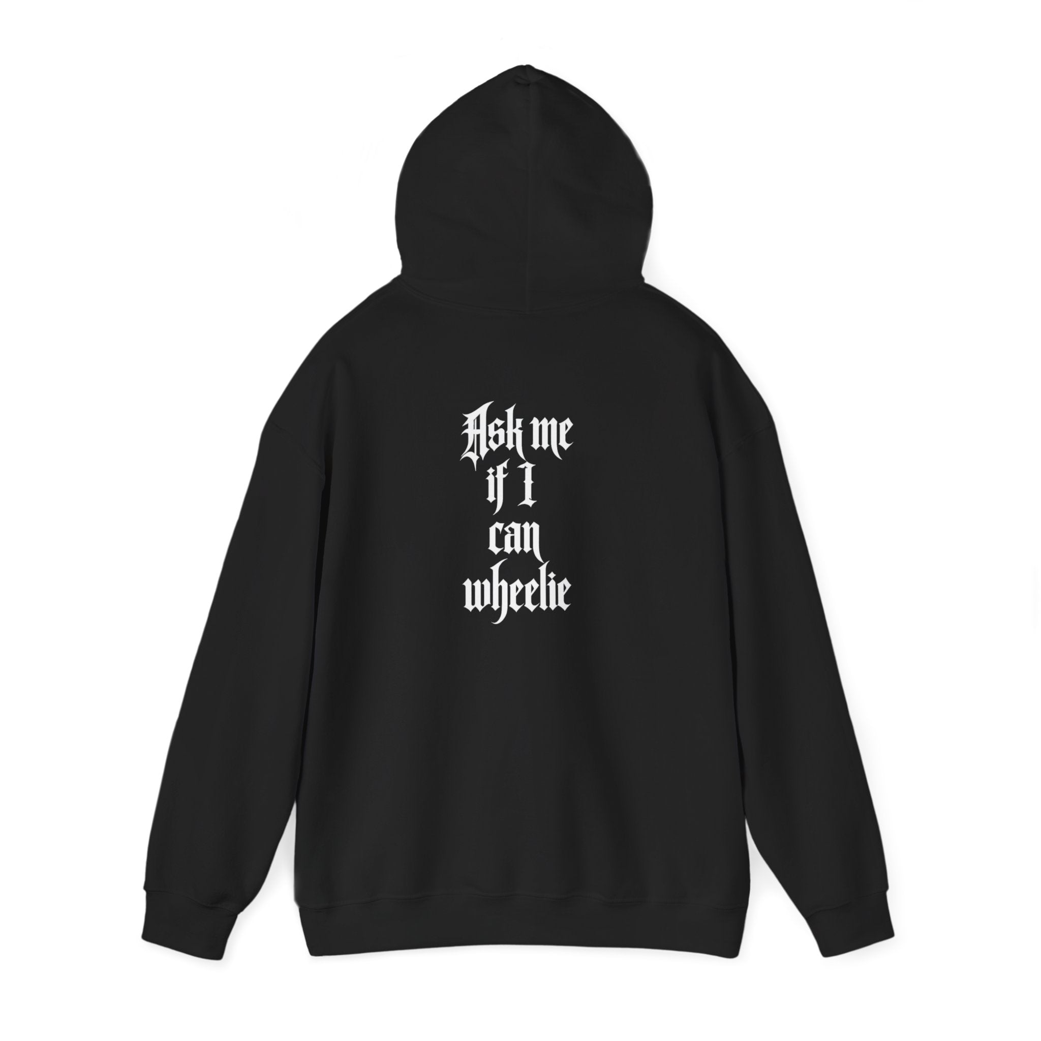 Reckless Black Wheelie Hoodie