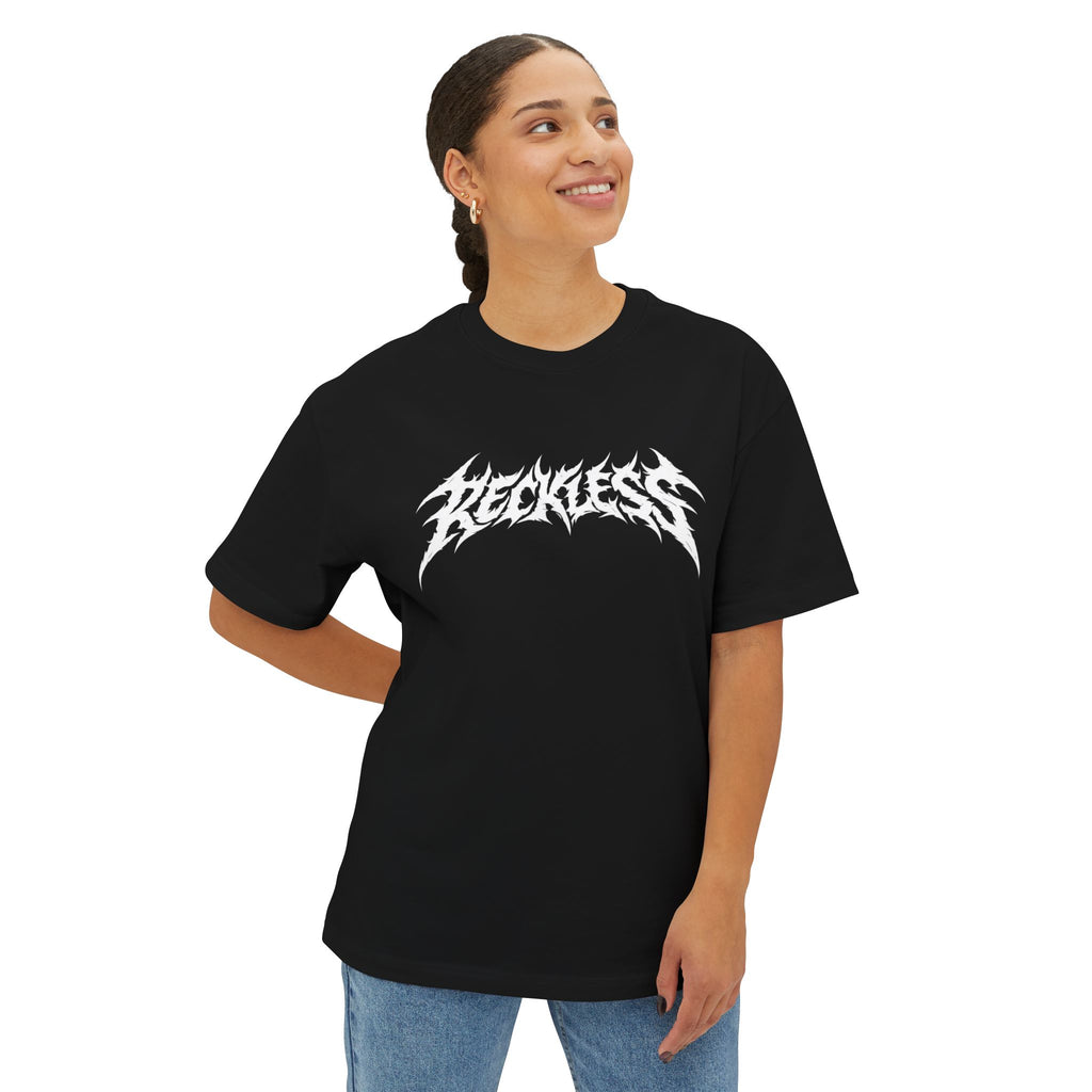 Oversized Black Reckless T-shirt
